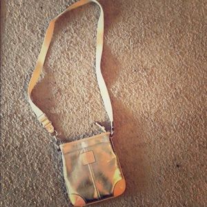 Coach silver crossbody